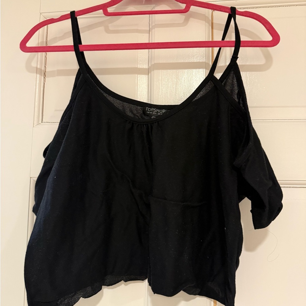 Topshop off the shoulder top